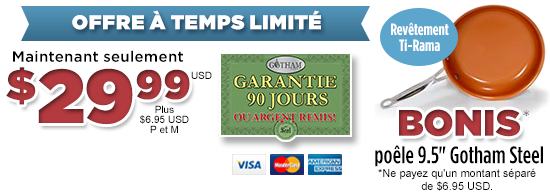 Offre à temps limité 